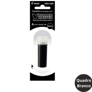 Refil para Marcador Quadro Branco Pilot Preto