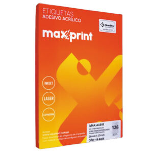 Etiqueta INK Maxprint A4349 26mm x15mm 100 Folhas Branca