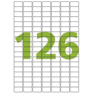 Etiqueta INK Maxprint A4349 26mm x15mm 100 Folhas Branca