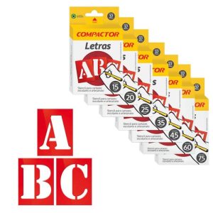 Letra Vazada ABC Compactor 45MM