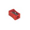 Apontador Simples Faber Castell Vermelho