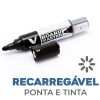 Caneta Marcador Para Quadro Branco Recarregável WBMA Pilot Preto - Imagem 2