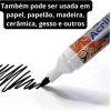 Caneta para Tecido Acrilex Acrilpen 520 - Preto - Imagem 4