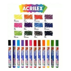 Caneta para Tecido Acrilex Acrilpen 520 - Preto