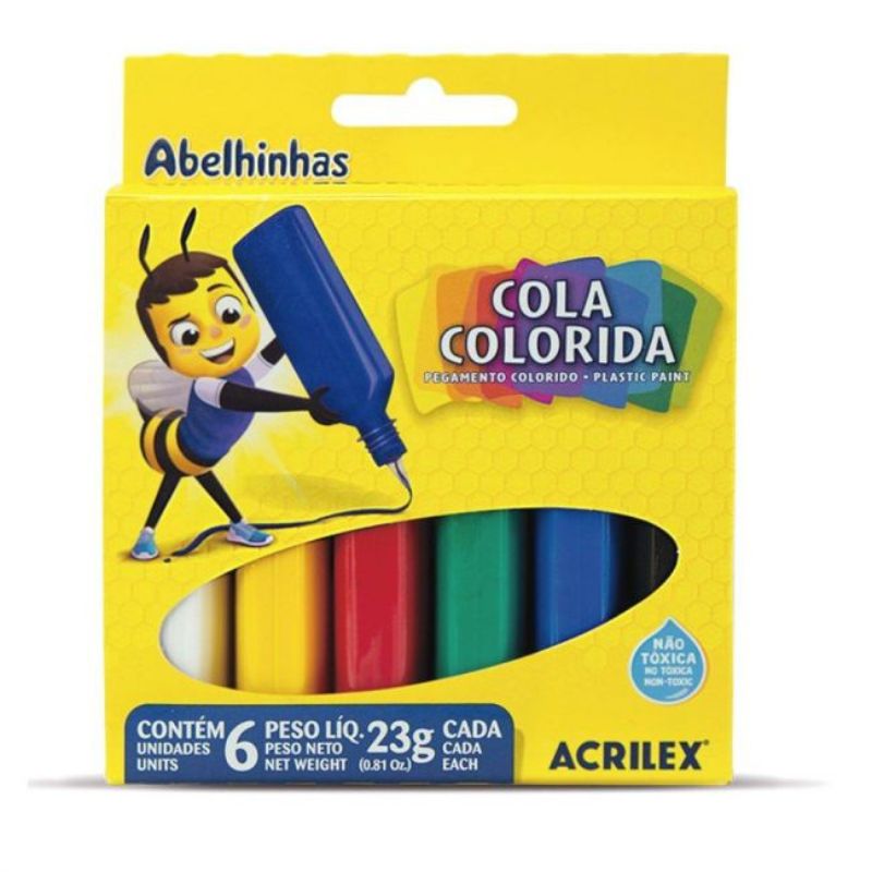 Cola Colorida 6x1 Acrilex