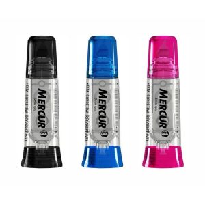 Corretivo Fita Mercur Recarregável 6M x 5MM Azul