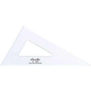 Esquadro Acrílico 2MM Ref 2632 (30º/60º/90º) Trident