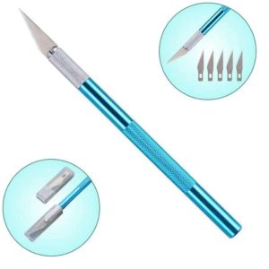 Estilete de Precisão Invente com 5 lâminas de reposição