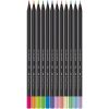 Lápis de Cor Com 12 Faber Supersoft 6 Neon + 6 Pastel - Imagem 2