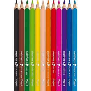 Lápis de Cor com 12 Maped Jumbo Color PEPS
