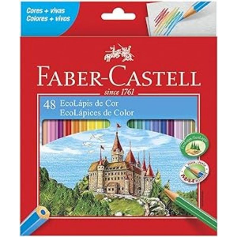Lápis de Cor com 48 Faber Castell 120148