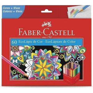 Lápis de Cor com 60 Faber 120160G LVM
