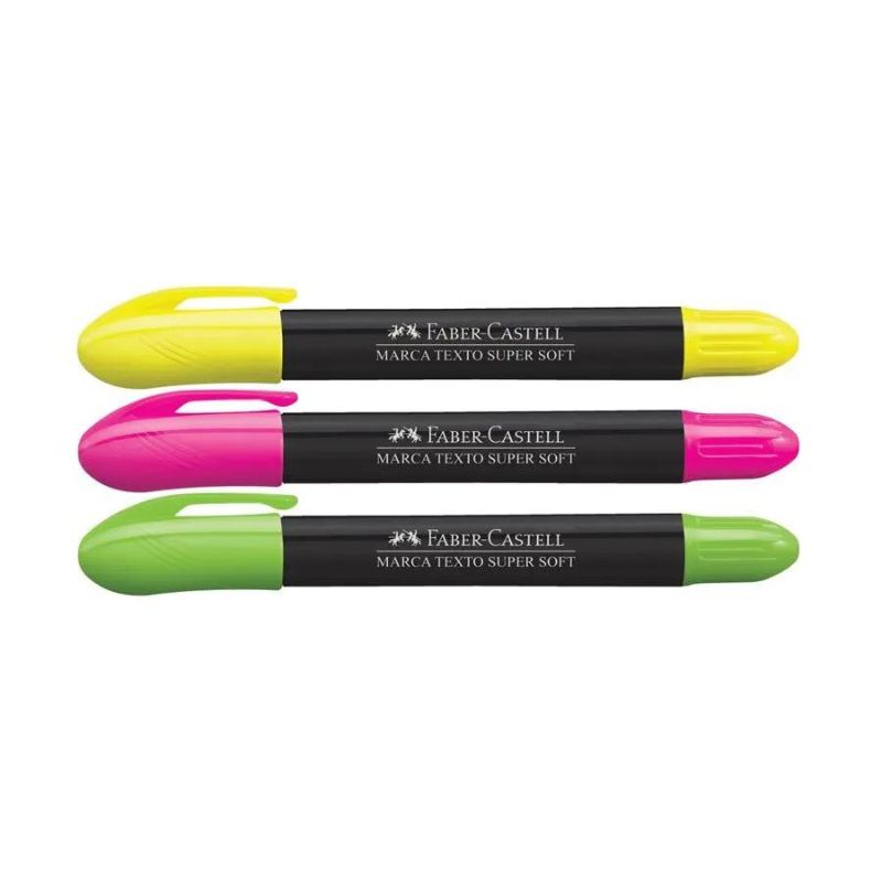 Marca Texto Faber Gel Textliner Rosa - Imagem 2
