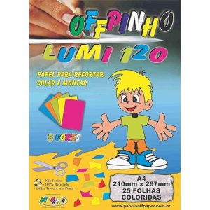OffPinho Lumi 120G A4 PT 25 folhas Off Paper