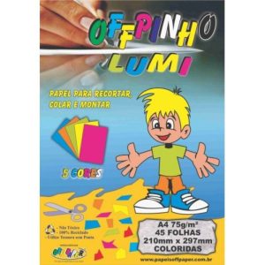 OffPinho Lumi 75G A4 PT 45 folhas Off Paper