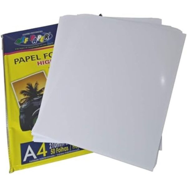 Papel Impressão Photo 180G A4 50 folhas Off Paper - Imagem 2