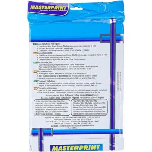 Papel Impressão Photo 180G A4 com 50 folhas Masterprint