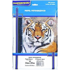 Papel Impressão Photo 230G A4 50 folhas Masterprint