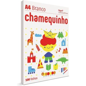 Papel Sulfite A4 Chamequinho 100 Folhas Branco 75gr 210mm x 297mm