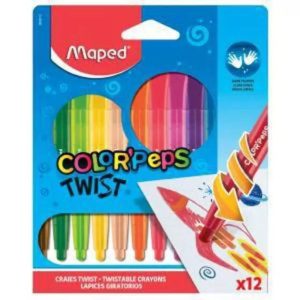 Giz de Cera Maped Peps Twist 12 Cores