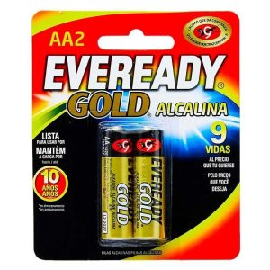 Pilha Eveready Gold Alcalina AA 2x1