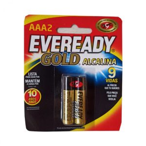 Pilha Eveready Gold Alcalina AAA 2x1 Palito