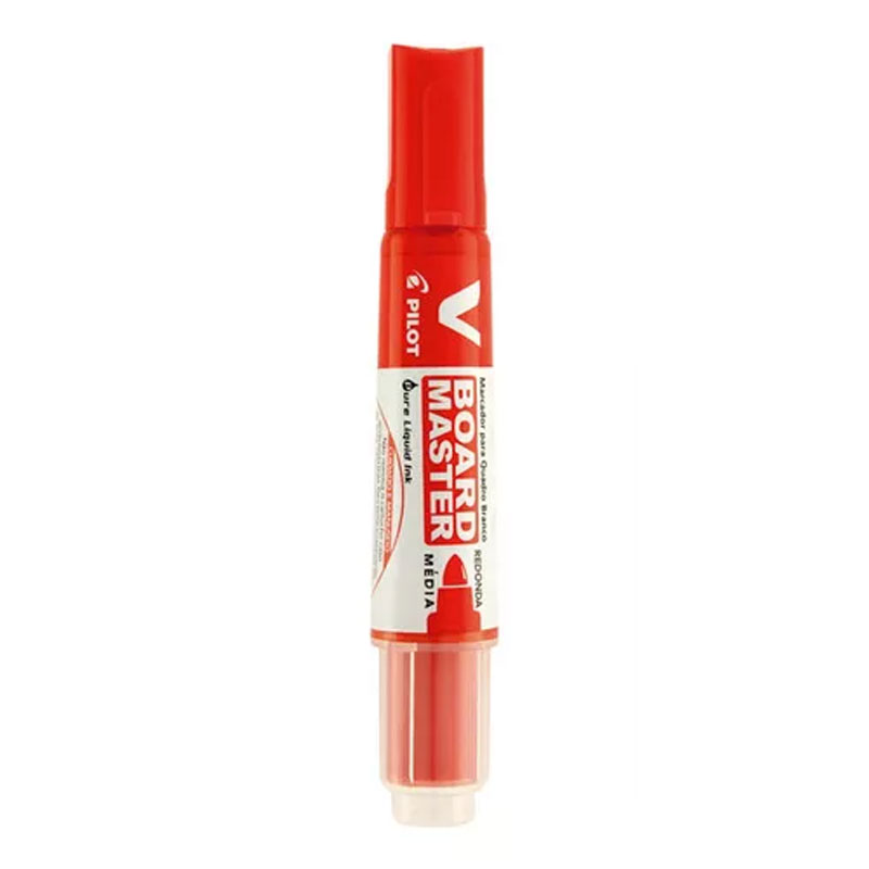 Caneta Marcador Para Quadro Branco Recarregável WBMA Pilot Vermelho