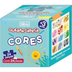 Quebra Cabeça 24 Peças Pedagógico Cores Tilibra