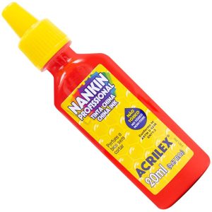 Tinta Nankin 20ML 05120 - 507 Vermelho fogo Acrilex