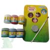 Tinta Pintura Facial Kit 6 cores c/Pincel e Glitter - Imagem 2