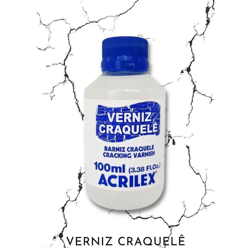 Verniz Craquelê 100ml Acrilex - Imagem 2