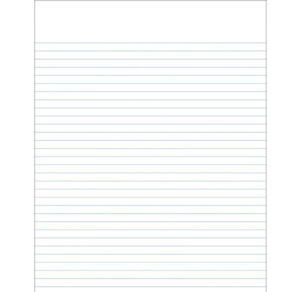Bloco Carta Pautado 50 folhas 20x26 São Domingos - Papelaria Central ...
