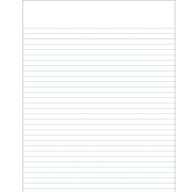 Bloco Carta Pautado 50 folhas 20x26 São Domingos - Papelaria Central ...