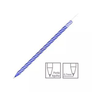 Caneta Esferográfica CIS Spiro 0,7MM Azul