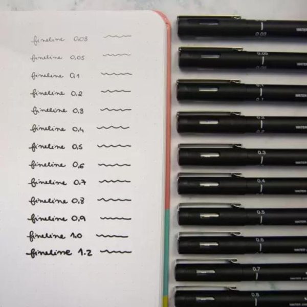 Caneta Uni Pin 0.05 Black Mitsubishi Pencil - Imagem 2