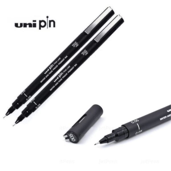 Caneta Uni Pin 0.05 Black Mitsubishi Pencil