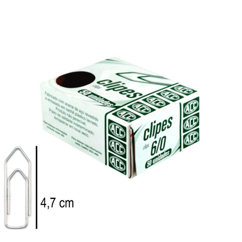 Clips 6/0 50 Unidades Galvanizado ACC