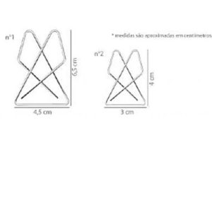 Clips Trancado NR 01 ACC Níquel com 12 Unidades