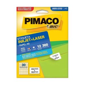 Etiqueta Laser A5 Q-2232 Pimaco