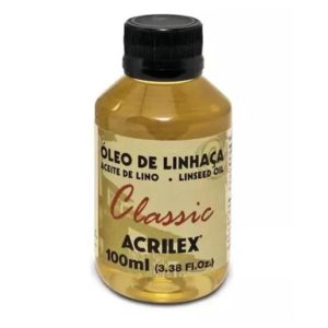 Óleo de Linhaça 100ML Ref 15610 Acrilex