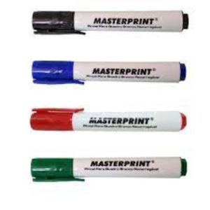 Pincel Quadro Branco Recarregável MP619 Masterprint Preta