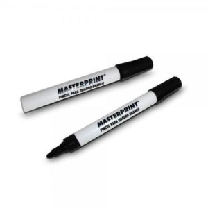 Pincel Quadro Branco Recarregável MP619 Masterprint Preta