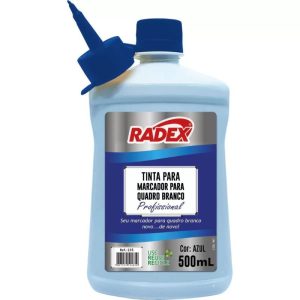Tinta Pincel Quadro Branco Azul 500ML Radex