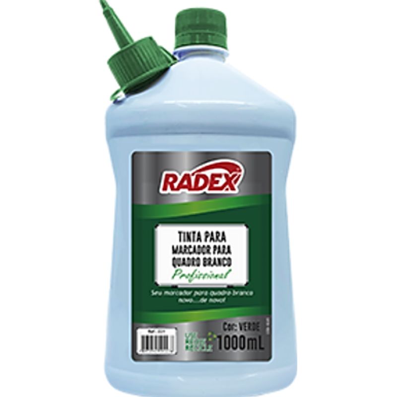 Tinta Pincel Quadro Branco Verde 1000ML Radex