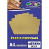 Papel Impressão Metalizado 150gr 15 folhas Off Paper Ouro Velho
