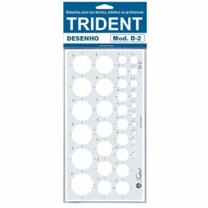 Gabarito D-1 Circulografo Trident