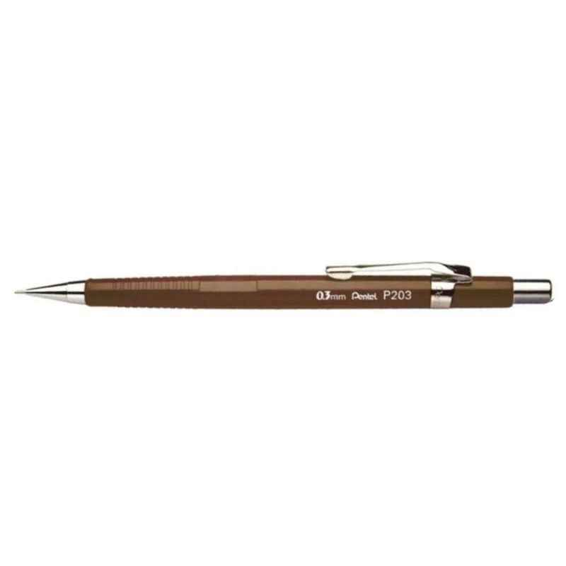 Lapiseira Pentel 0,3MM Marrom - Imagem 2