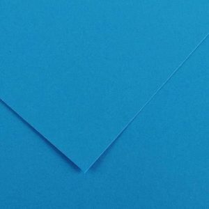 Papel Vivaldi 185gr A4 25folhas Canson Azul Mar