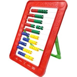 Abaco Escolar Plástico 100 Bolinhas com Tripe KZ4388