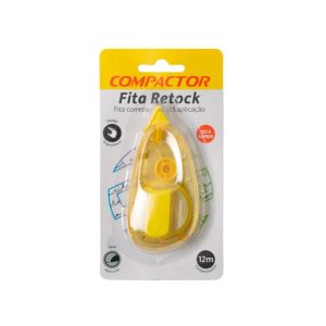 Corretivo Fita Compactor Retock 12M Amarelo
